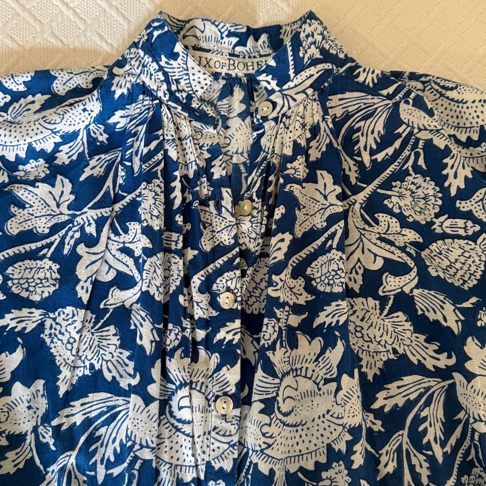 Alix of Bohemia Kiki Azure Garden Shirt - Picture 8 of 10